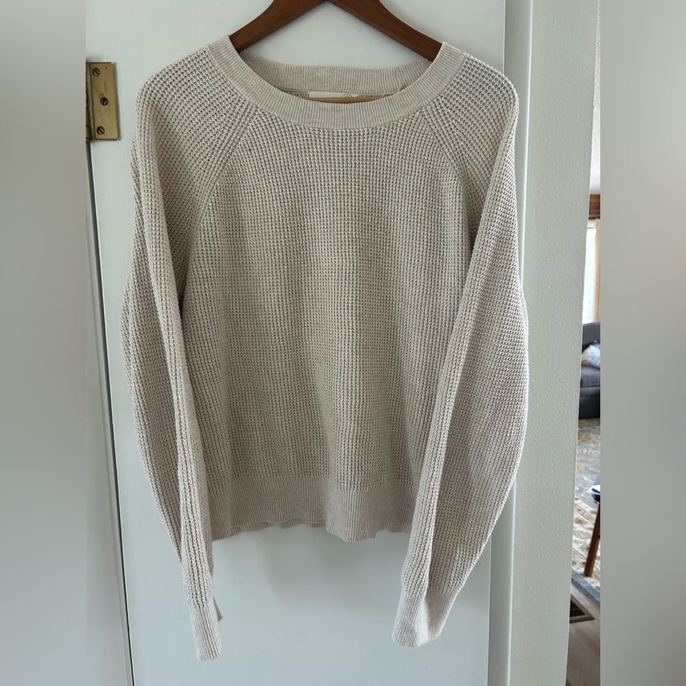 Treasure & Bond Light Cream Knit Sweater